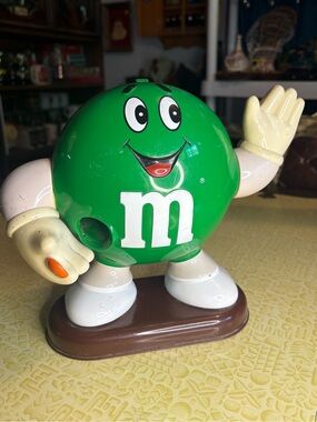 Vintage M&M'S Green Character Candy Dispenser
